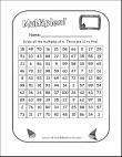 Circle the Multiples
