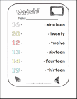 Numbers Match-up